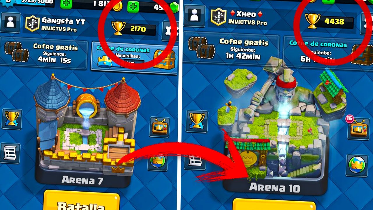 video to gif ¡¡YOUTUBER NOOB (2100 COPAS) VS YOUTUBER PRO (4500 COPAS) EN CLASH ROYALE!! GANGSTA VS XHEO