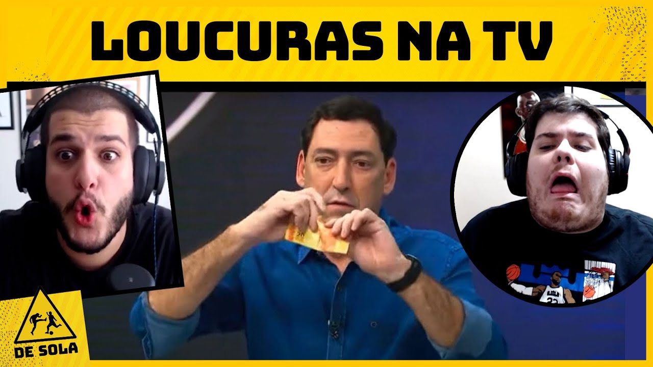 CASIMIRO E CERTEZAS REAGEM AOS MOMENTOS DE MAIOR LOUCURA NA TV ESPORTIVA BRASILEIRA