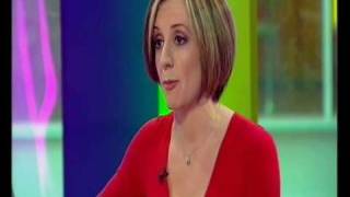 Lucy Siegle In Black Semi Opaque Tights2