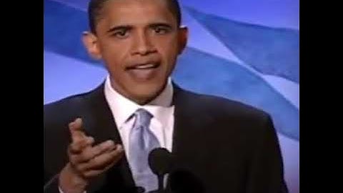 Convention Speeches in History: Barack Obama at the 2004 DNC