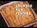 Les recettes de julie andrieu  crumble aux pommes