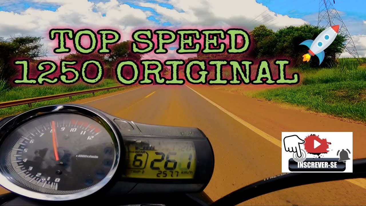 Bandit 1250 original no top speed 2.7k