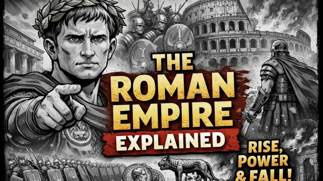 The Rise And Fall Of Roman Empire | Brief History of Ancient Rome | Roman Empire Explained in 9 min