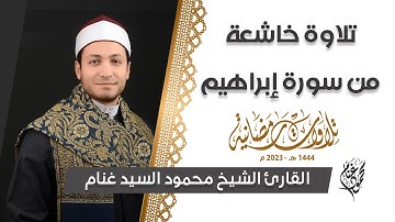 تلاوة خاشعة للشيخ محمود غنام  من سورة ابراهيم