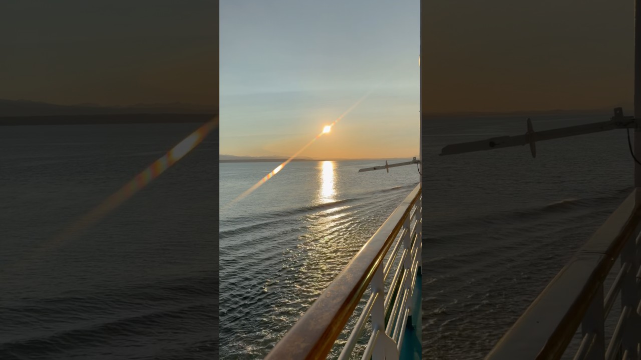 Beautiful sunset on our first night on our Alaska Cruise. #alaskacruise #serenadeoftheseas #royal