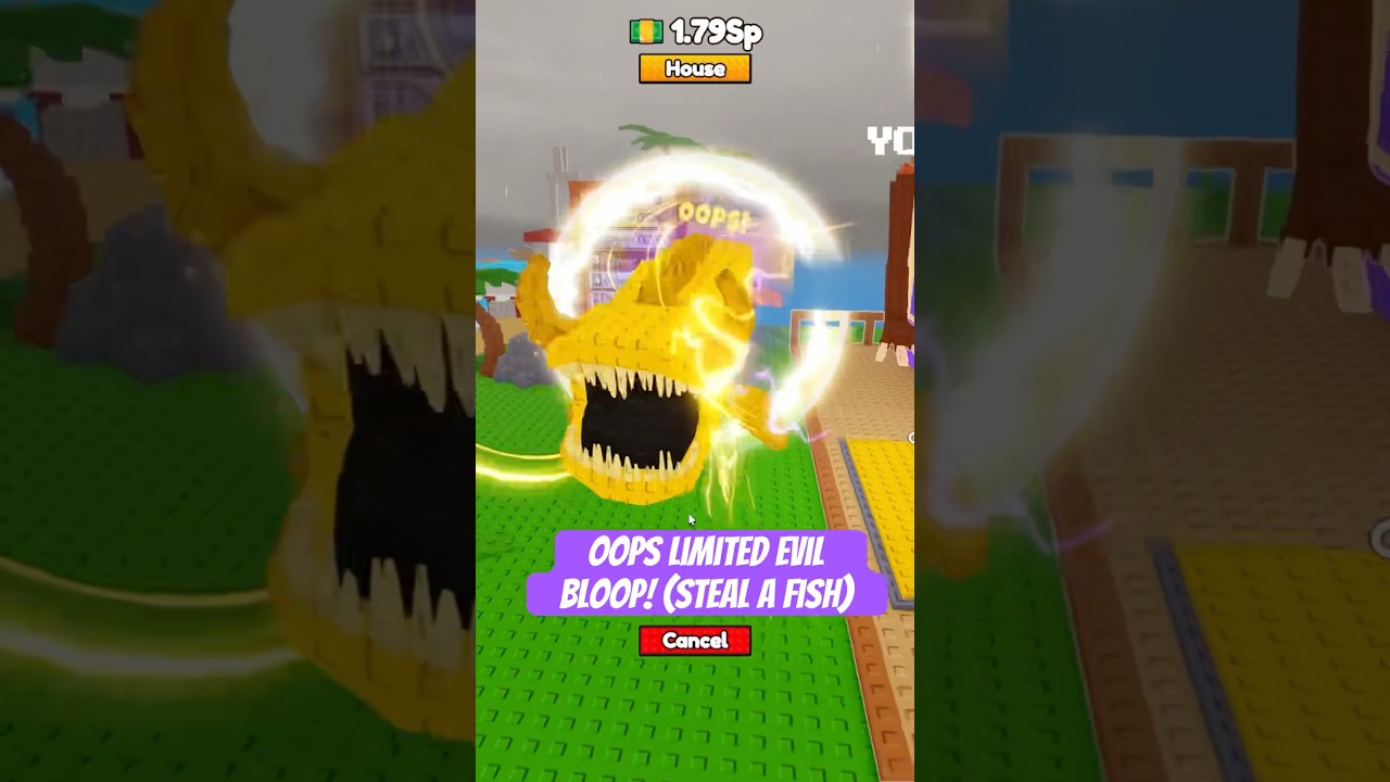 I Got The OOPS LIMITED EVIL BLOOP In Roblox Steal A Fish… 