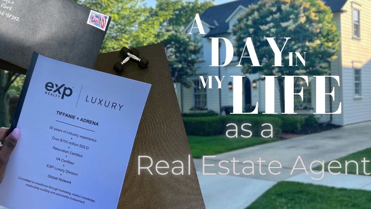 DAY IN THE LIFE OF A REAL ESTATE AGENT + DOOR KNOCKING + LUXURY REAL ...