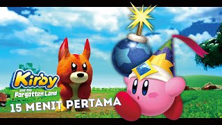 KIRBY AND THE FORGOTTEN LAND Nintendo Switch Indonesia (Gameplay 15 menit pertama)