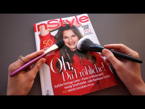 XXL ASMR INSTYLE MAGAZIN 🌞❤️ MIT DUFTPROBEN💐, PAPER SOUNDS, BRUSHING, TRACING & TAPPING | GEFLÜSTERT