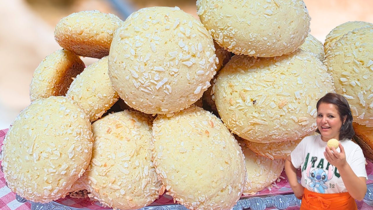 BROA de COCO mais FÁCIL do mundo! PERFEITA para o Café! 🥥☕