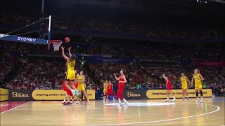 ALLEY OOP Off Missed 3 Point Shot?! | Women's World Cup Semifinal, Australia vs China