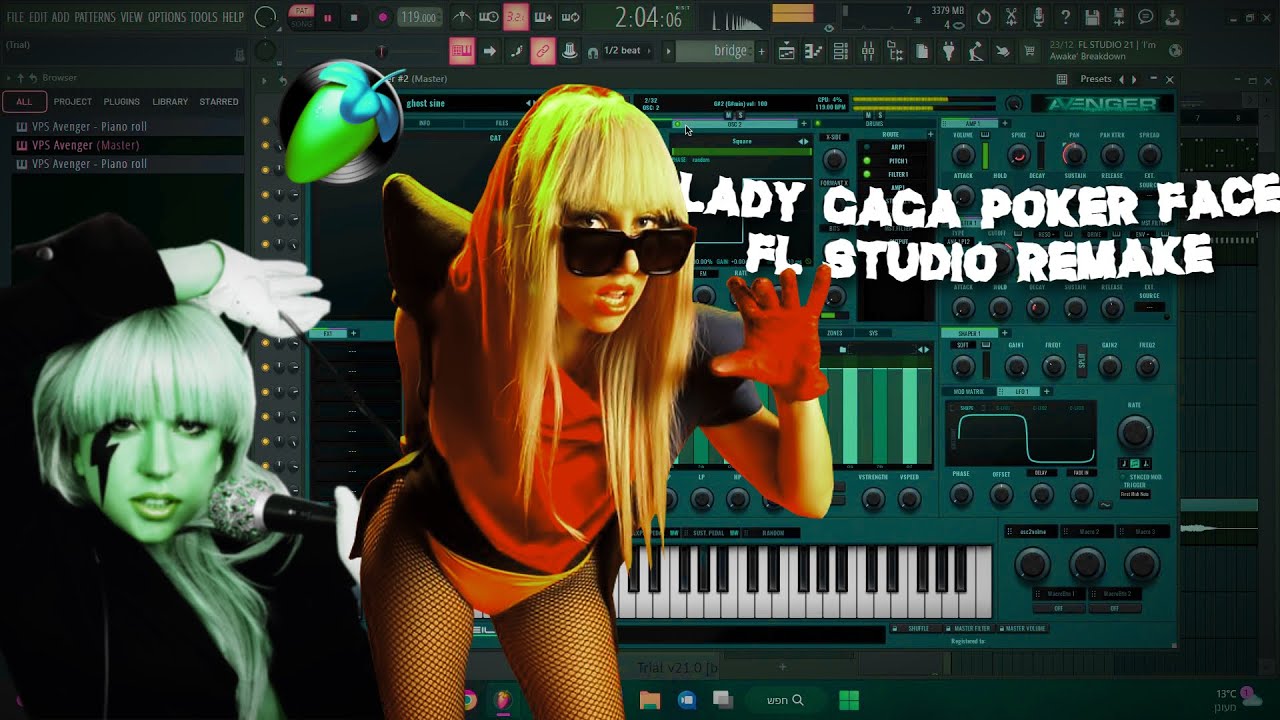 POKER FACE REMAKE - LADY GAGA | FL STUDIO