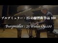 ブルグミュラー：25の練習曲 作品100 / Burgmüller : 25 etudes Op.100