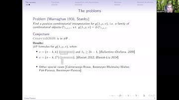 Greta Panova: The mysterious Kronecker coefficients
