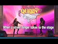 Street singer gets on stage - Queen On Street Phuket Thailand / เมื่อนักร้องข้างถนนขึ้นเวที