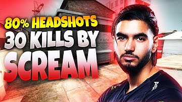 CS:GO - ScreaM 30 frags (80% Headshots) on Cache @ FACEIT