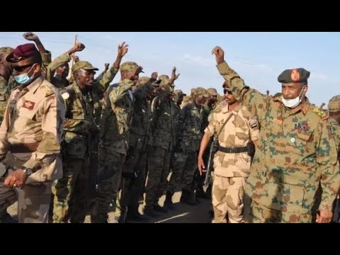 البرهان يتفقد القوات السودانية على الحدود مع إثيوبيا