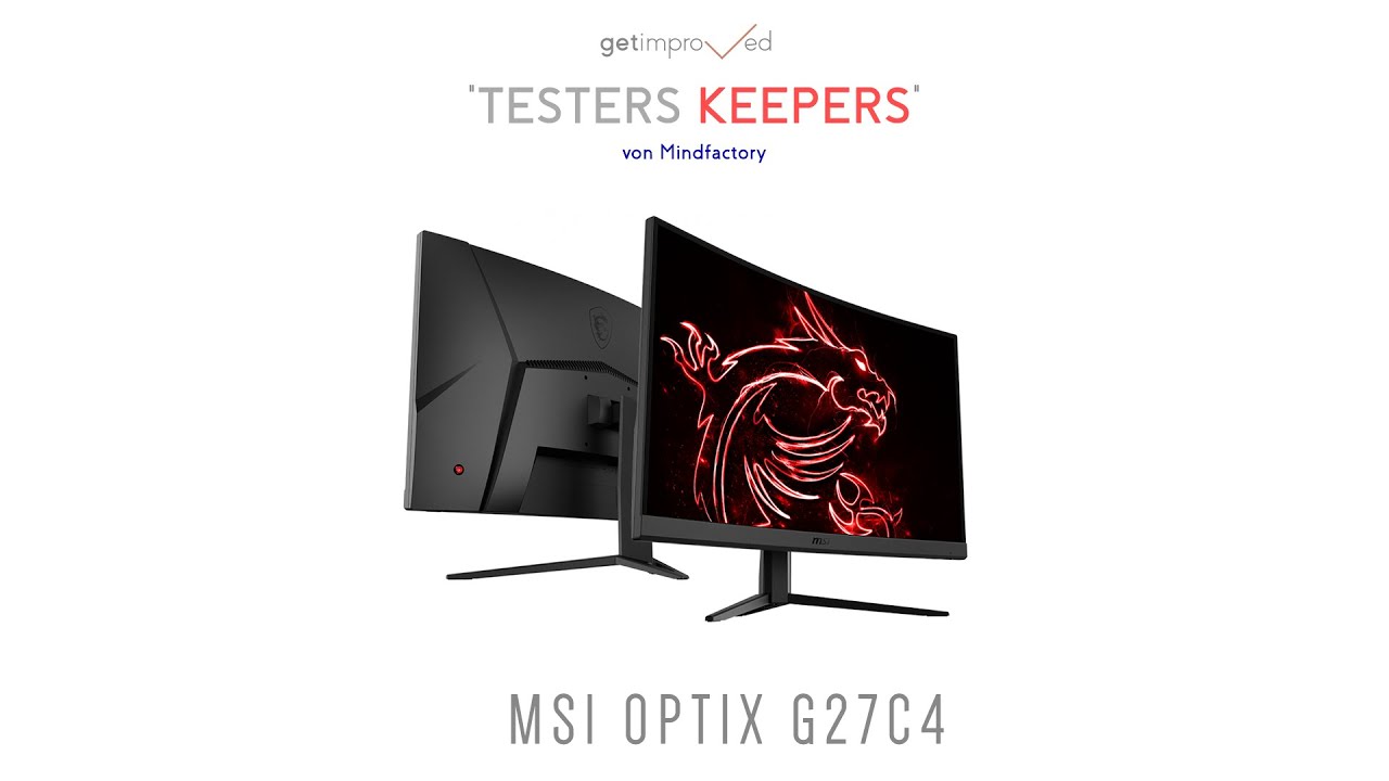 MSI Optix G27C4 Test I Testers Keepers YouTube