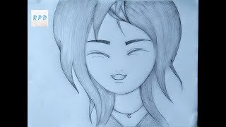 anime drawing happy face smile simple