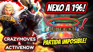 ¡LA PARTIDA MAS IMPOSIBLE DE TODOS LOS TIEMPOS! ¡NEXO A MENOS DE 1% DE VIDA! | MOBILE LEGENDS