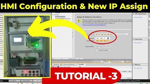 how to assign new ip address in Siemens HMI? TIA Portal HMI IP Address settings? HMI Configuration ?