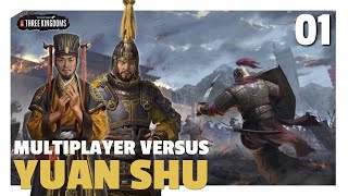 Multiplayer Campaign: Yuan Shu vs Yuan Shao | Yuan Shu Multiplayer Versus Let's Play E01 ft Calabath screenshot 4