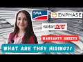 Is the 25-year warranty a SCAM? | Reviewing Enphase, SolarEdge, and SMA warranties 2023