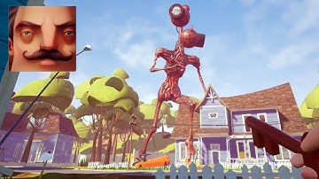 Hello Neighbor - My New Neighbor Big Siren Head Piggy Act 2 Random Gameplay Walkthrough