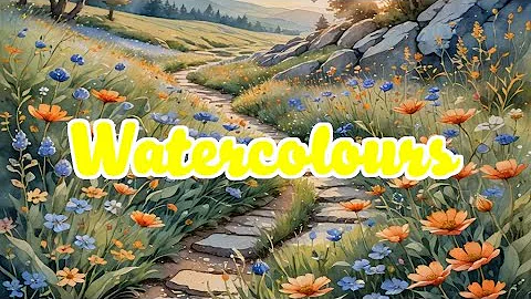 Lose Yourself in Color | Relaxing Watercolor Time-Lapse with Music