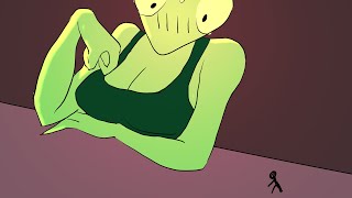 Bonus - Anthro Sophodra and Small Human - Praying Mantis Animation
