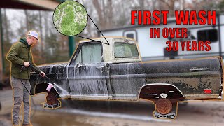 ASMR PRESSURE WASHING | Satisfying | Nasty Truck Has It's First Bath In Over 30 Years