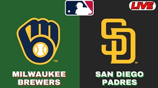 LIVE : Milwaukee Brewers Vs San Diego Padres | MLB 2025 | MLB Live Baseball Score | 09/25/2025