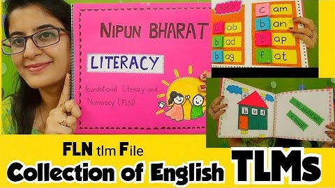 Amazing English TLMs | TLM File for Primary Classes| FLN tlms