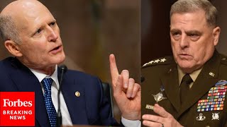 'Why Would That Be Part Of Your Job Description?': Rick Scott Asks Milley About Talking To Woodward