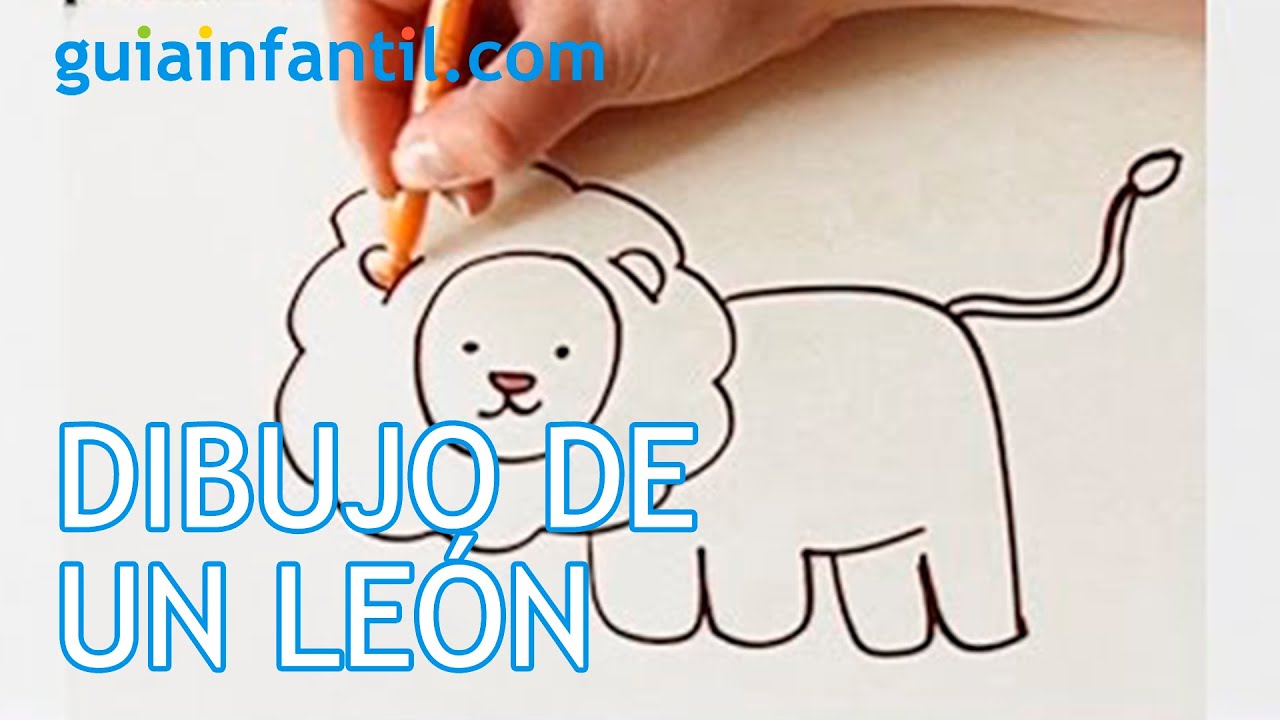 Cómo dibujar un león - Manualidades para niños - thptnganamst.edu.vn