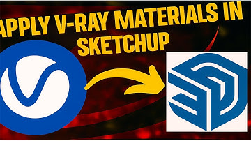How to Apply V-Ray Materials in SketchUp — Step-by-Step Tutorial (Beginner Friendly)