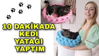 KEDİ YATAĞI YAPIMI  | Diy | How to make a cat bed