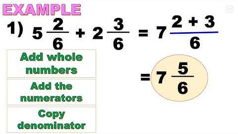 How to Add and Subtract Mixed Numbers with Similar Fractions | Step-by-Step