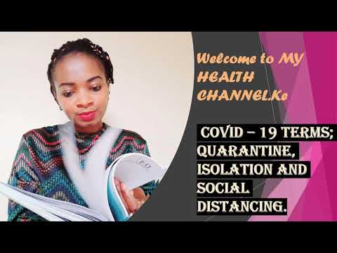 Understanding the difference between Quarantine, isolation, social distance during COVID-19 pandemic