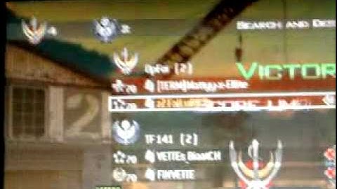 Finvette MW2 Dispute GB. 1st map scrapyard.