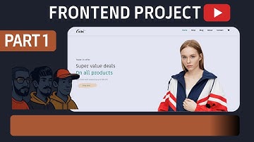 Create A Responsive Store Website in HTML CSS & JavaScript (Part 1) | Step-By-Step Tutorial