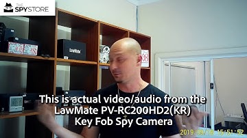 LawMate® PV-RC200HD2(KR) Key Fob Spy Camera - Test Footage