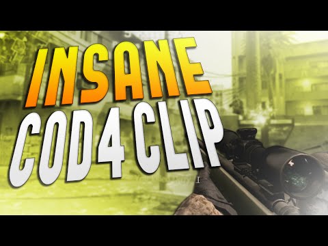 INSANE CLIP w/ NO-SCOPE! [COD4+BO2]