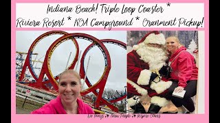 Indiana Beach Winter Update 2! Triple Loop Progress * Riviera Resort * Ornament Pick Up * Campground