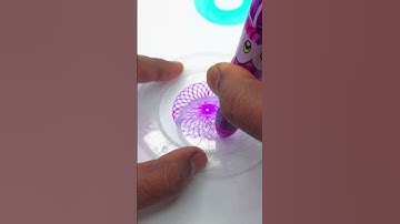 Mesmerizing Spirograph Art | Beautiful Patterns in Motion 360  #unbrand #satisfying #spirograph