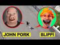 طائرة بدون طيار تراقب BLIPPIو JOHN PORK في الساعة 3 صباح ا