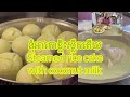  khmer in canada make steamed rice flour cake with coconut milk