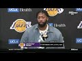Anthony Davis on his mentality tonight: “Just want to be dominant every time I touch the floor.”