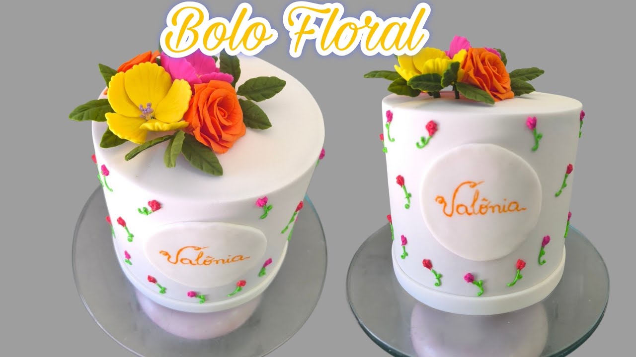 Bolo Floral Feminino!!!