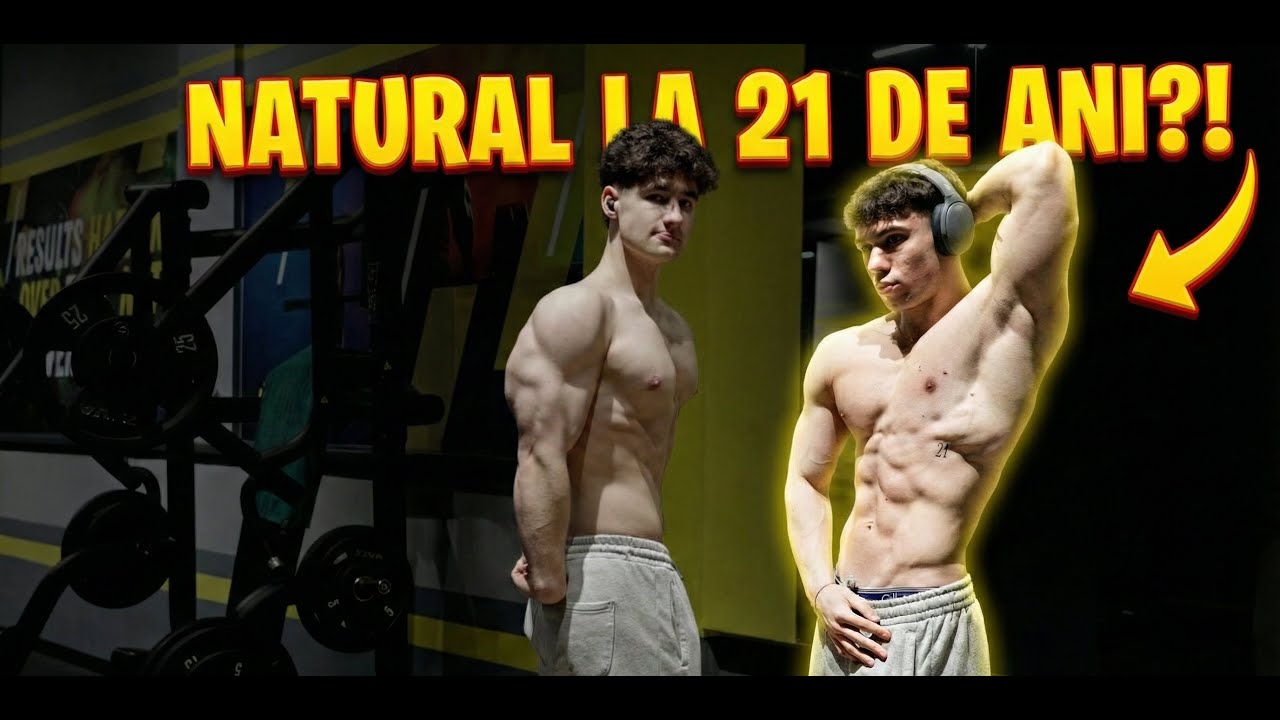 CEL MAI AESTHETIC NATURAL DIN ROMANIA? | Antrenament de push cu Denis Georgian